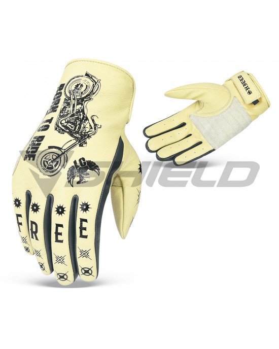 Custom Biker Gloves