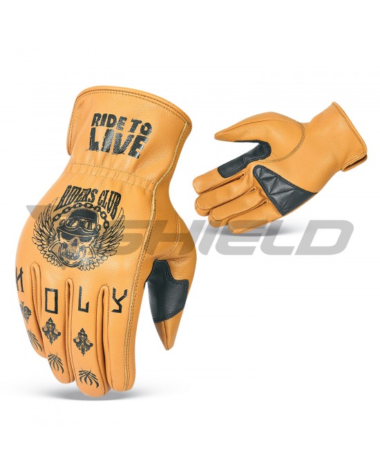 Custom Biker Gloves