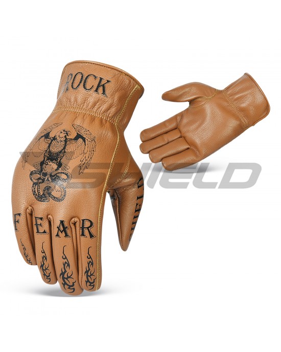 Custom Biker Gloves