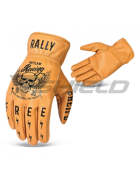 Custom Biker Gloves