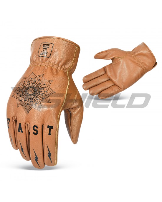 Custom Biker Gloves