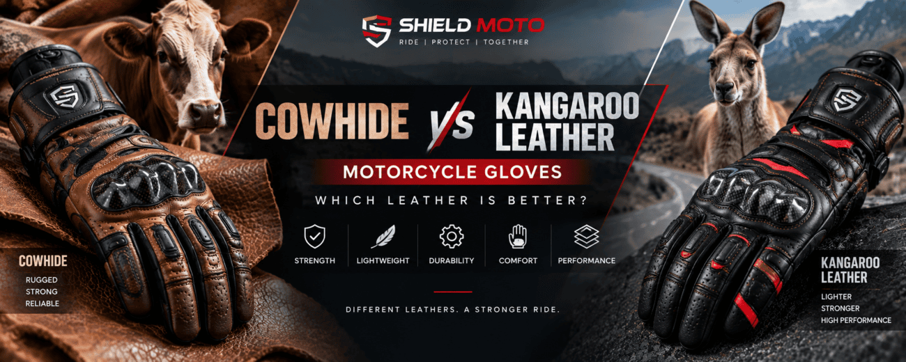 Cowhide vs Kangaroo Leather Motorcycle Gloves Which Leather Is Better