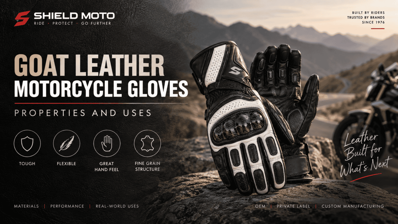 Goat Leather Motorcycle Gloves: Properties and Uses