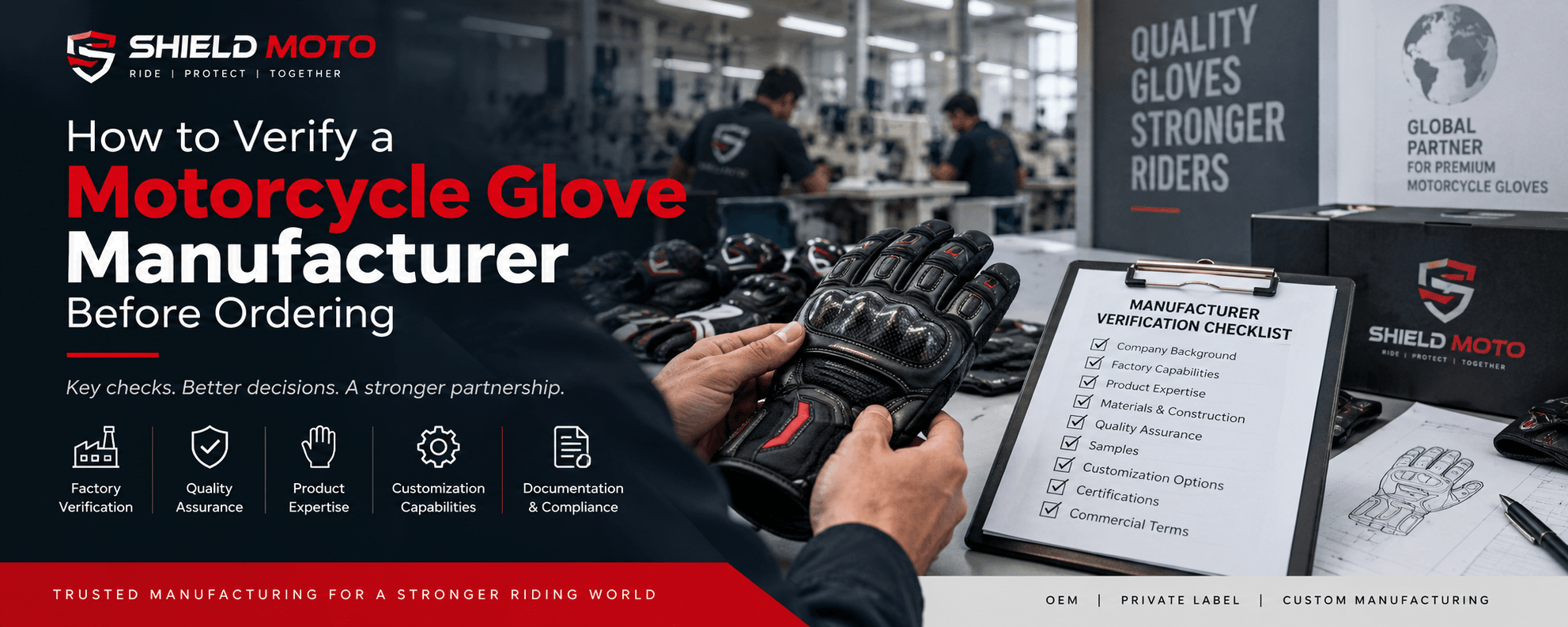 How to Verify a Motorcycle Glove Manufacturer Before Ordering