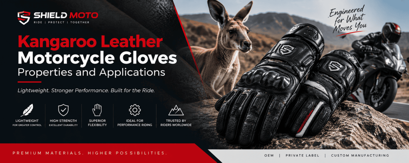 Kangaroo Leather Motorcycle Gloves Properties and Applications