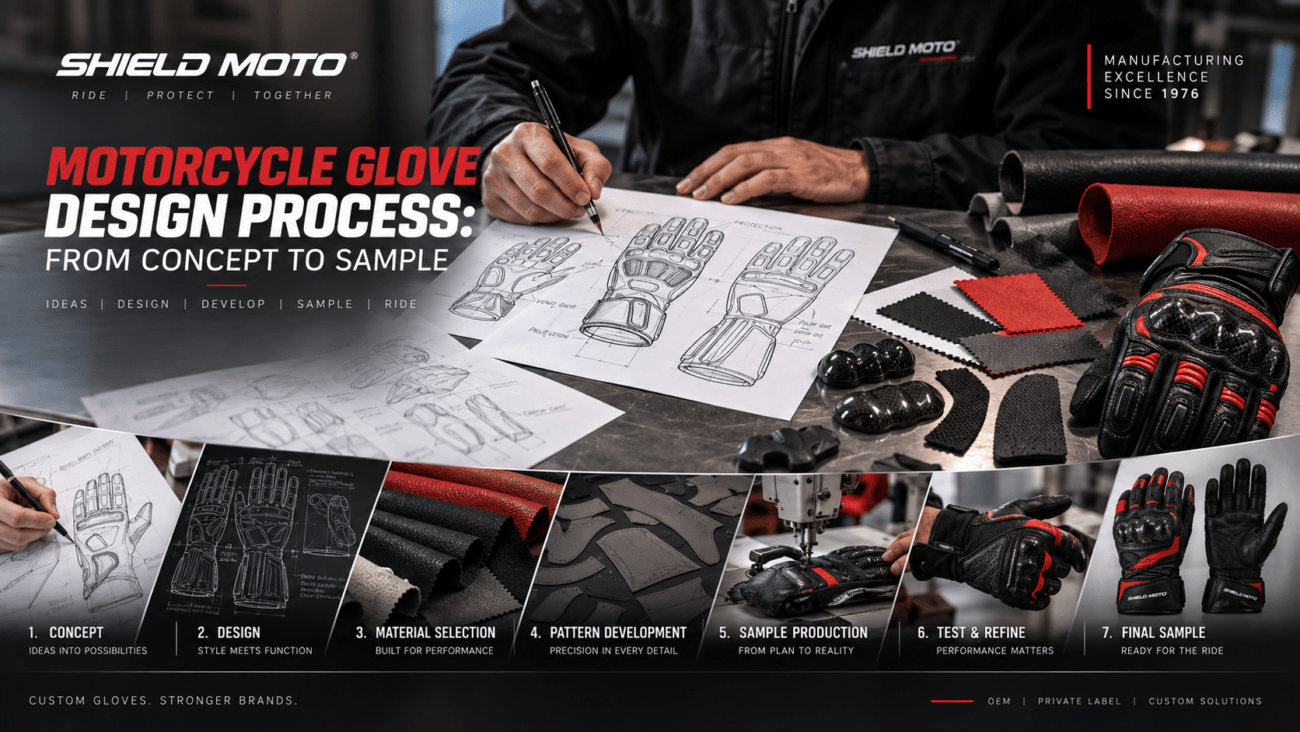 Motorcycle Glove Design Process From Concept to Sample