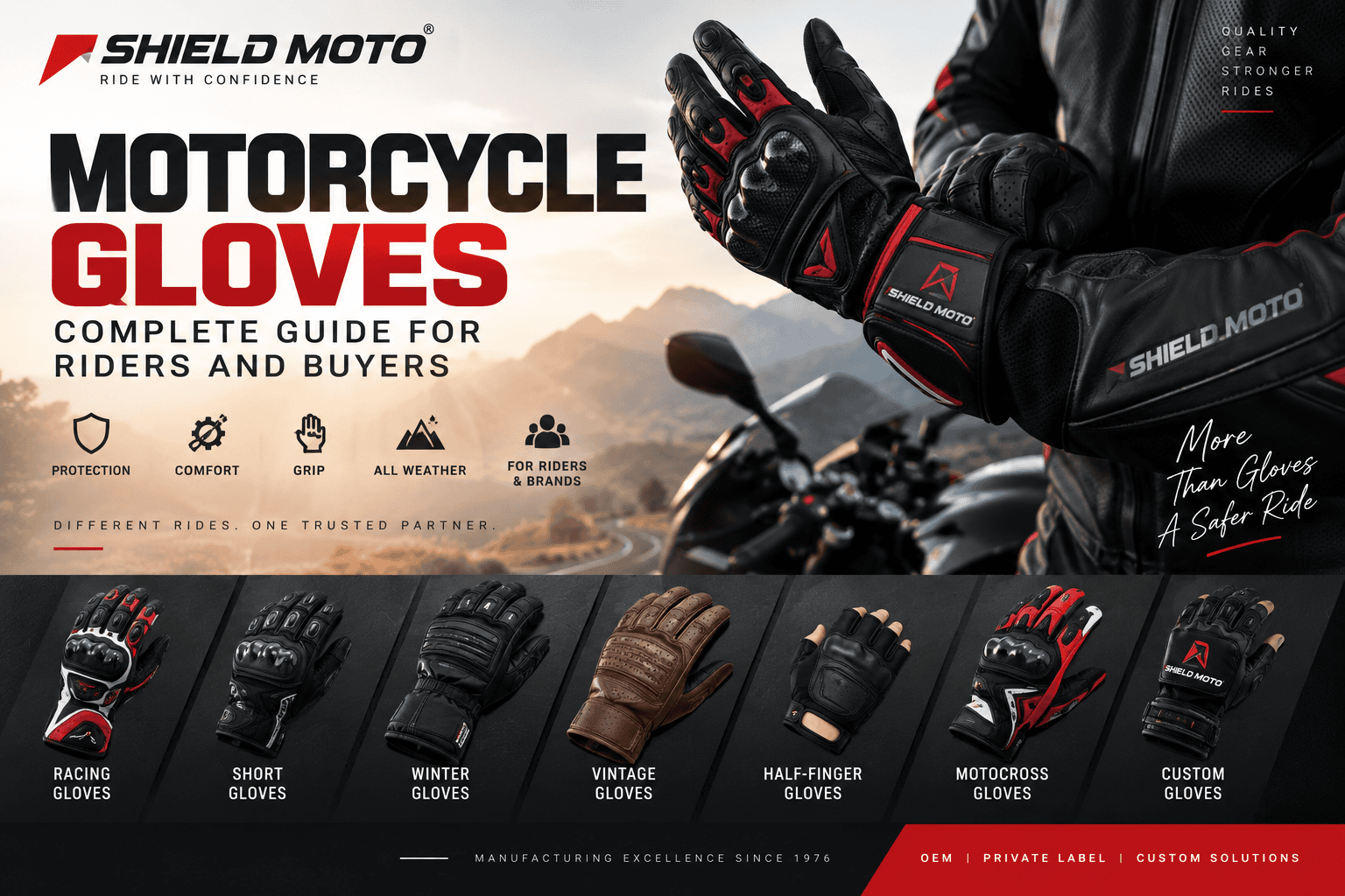 Motorcycle Gloves Complete Guide for Riders and Buyers