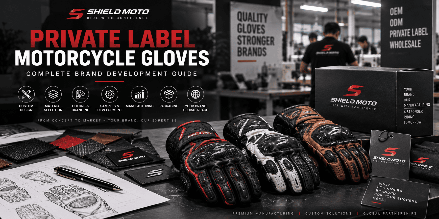 Private Label Motorcycle Gloves Complete Brand Development Guide