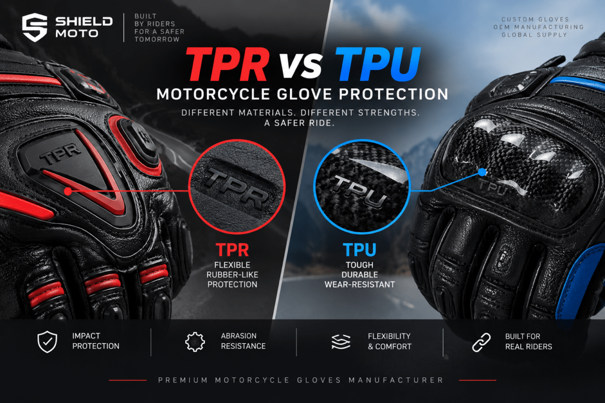 TPR vs TPU Motorcycle Glove Protection
